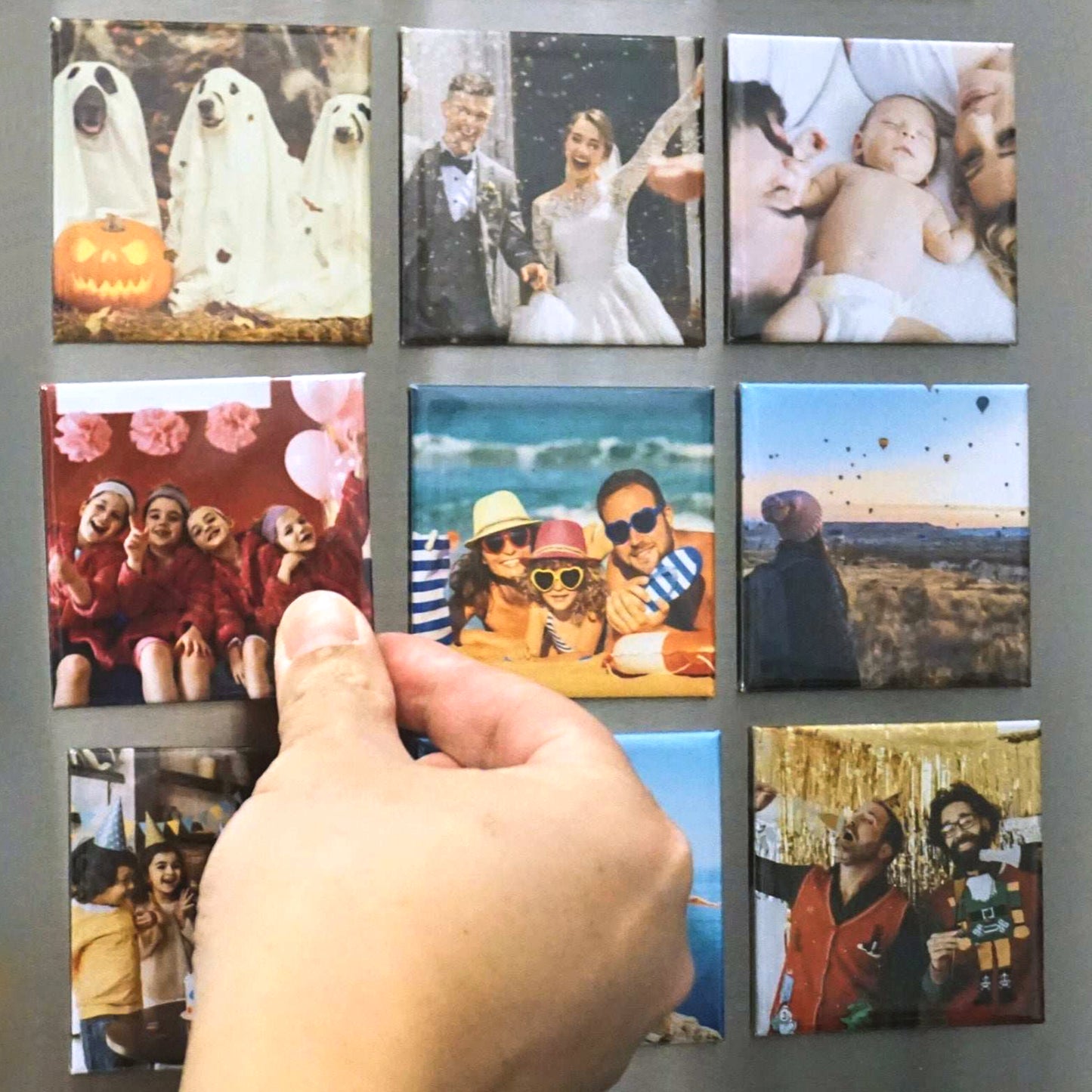 Square Magnets (2.5"x2.5") - Set of 9